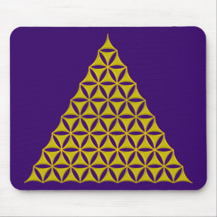 Blume des Lebens / Lebensgefühl - Pyramide Mousepad