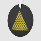 Blume des Lebens / Lebensgefühl - Pyramide Ornament (Vorderseite)