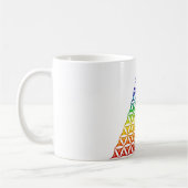 Blume des Lebens / Lebensgefühl - Pyramidenschakra Kaffeetasse (Links)