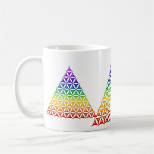 Blume des Lebens / Lebensgefühl - Pyramidenschakra Kaffeetasse