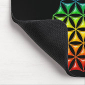 Blume des Lebens / Lebensgefühl - Pyramidenschakra Mousepad (Ecke)