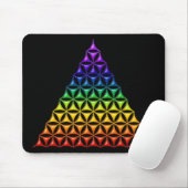 Blume des Lebens / Lebensgefühl - Pyramidenschakra Mousepad (Mit Mouse)