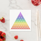 Blume des Lebens / Lebensgefühl - Pyramidenschakra Serviette (Beispiel)