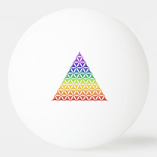 Blume des Lebens / Lebensgefühl - Pyramidenschakra Tischtennisball