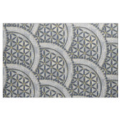 Blume des Lebens / Lebensgefühl - Schaltfläche IX Stoff (Fat Quarter (45,7 x 55,9 cm))