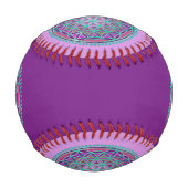 Blume des Lebens / Lebensgefühl - Schaltfläche VI Baseball (Vorderseite)