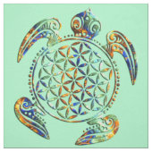 Blume des Lebens / Lebensgefühl - Schildkröte Stoff (Muster)