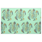 Blume des Lebens / Lebensgefühl - Schildkröte Stoff (Fat Quarter (45,7 x 55,9 cm))