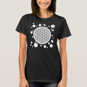 Blume des Lebens / Lebensgefühl - Schwarz T-Shirt