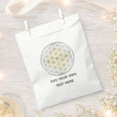 Blume des Lebens / Lebensgefühl - Silbergold Geschenktütchen (Ausgeschnitten)