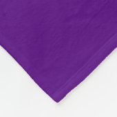 Blume des Lebens / Lebensgefühl - SILVER Fleecedecke (Ecke)