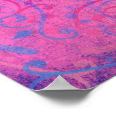 Blume des Lebens / Lebensgefühl - Verzierung V Poster (Ecke)