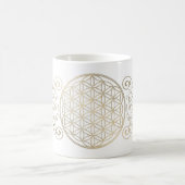 Blume des Lebens / Lebensgefühl - Vintag IX Kaffeetasse (Mittel)