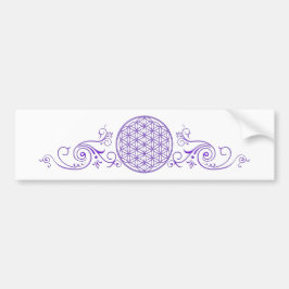 Blume des Lebens / Lebensgefühl - Vintag VI Autoaufkleber