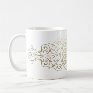 Blume des Lebens / Lebensgefühl - Vintag X Kaffeetasse