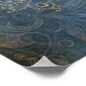 Blume des Lebens / Lebensgefühl - Vintag X Poster (Ecke)