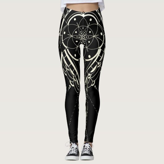 Blume des Lebens Leggings (Vorderseite)