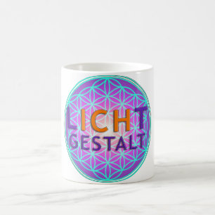 Blume Des Lebens Lichtgestalt Kaffeetasse