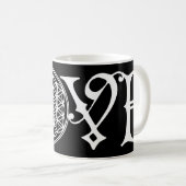 Blume des Lebens - LIEBE, Tätowierung Kaffeetasse (VorderseiteRechts)