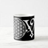 Blume des Lebens - LIEBE, Tätowierung Kaffeetasse (Mittel)