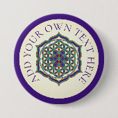 BLUME DES LEBENS - Lotus Button (Vorderseite)