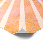 Blume des Lebens - Lotus gold silber Poster (Ecke)