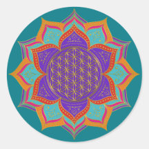 Blume des Lebens - LOTUS-Ornamente - Gold I