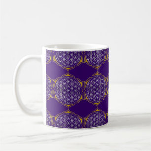 Blume des Lebens - Lotus silver Kaffeetasse