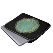 Blume des Lebens - Mandala 1 Laptopschutzhülle (Vorne Knopf)