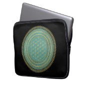 Blume des Lebens - Mandala 1 Laptopschutzhülle (Vorderseite Links)