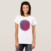 Blume des Lebens - Mandala 3a T-Shirt (Vorne ganz)