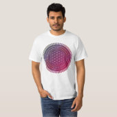 Blume des Lebens - Mandala 3a T-Shirt (Vorne ganz)
