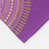 Blume des Lebens - Mandala 4 Fleecedecke (Ecke)