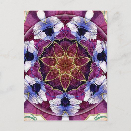 Blume des Lebens Mandala 8 Karten (Vorderseite)