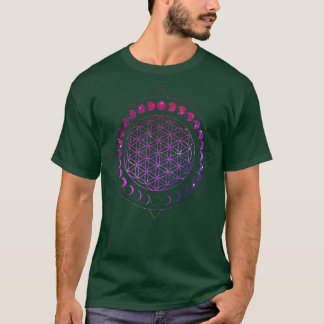 Blume des Lebens Mandala Göttliche Geometrie T-Shirt