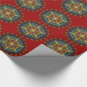 Blume des Lebens - Mandala III Geschenkpapier (Ecke)