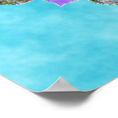 Blume des Lebens - Mandala India Style 1 Poster (Ecke)