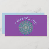 Blume des Lebens - Mandala Indien Stil 1 (Vorne/Hinten)