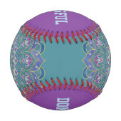 Blume des Lebens - Mandala Indien Stil 1 Baseball (Vorderseite)