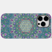 Blume des Lebens - Mandala Indien Stil 1 Case-Mate iPhone Hülle (Rückseite (Horizontal))