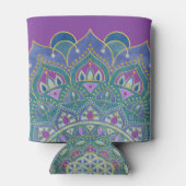 Blume des Lebens - Mandala Indien Stil 1 Dosenkühler (Rückseite)