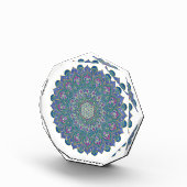 Blume des Lebens - Mandala Indien Stil 1 Fotoblock (Rechts)