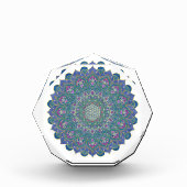 Blume des Lebens - Mandala Indien Stil 1 Fotoblock (Vorderseite)