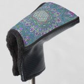 Blume des Lebens - Mandala Indien Stil 1 Golf Headcover (3/4 Vorderseite)