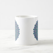 Blume des Lebens - Mandala Indien Stil 1 Kaffeetasse (Mittel)