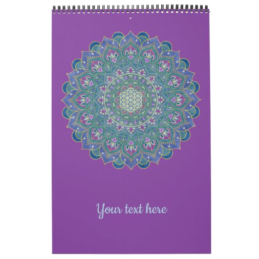 Blume des Lebens - Mandala Indien Stil 1 Kalender (Titelbild)