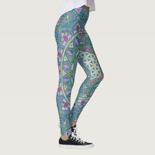 Blume des Lebens - Mandala Indien Stil 1 Leggings