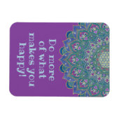 Blume des Lebens - Mandala Indien Stil 1 Magnet (Horizontal)