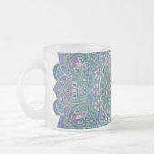 Blume des Lebens - Mandala Indien Stil 1 Mattglastasse (Links)