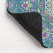 Blume des Lebens - Mandala Indien Stil 1 Mousepad (Ecke)